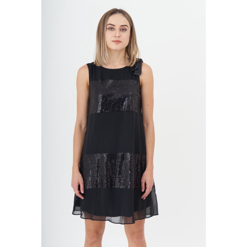 Hàng dư xịn - đầm đen sequin dự tiệc sang trọng xuất khẩu