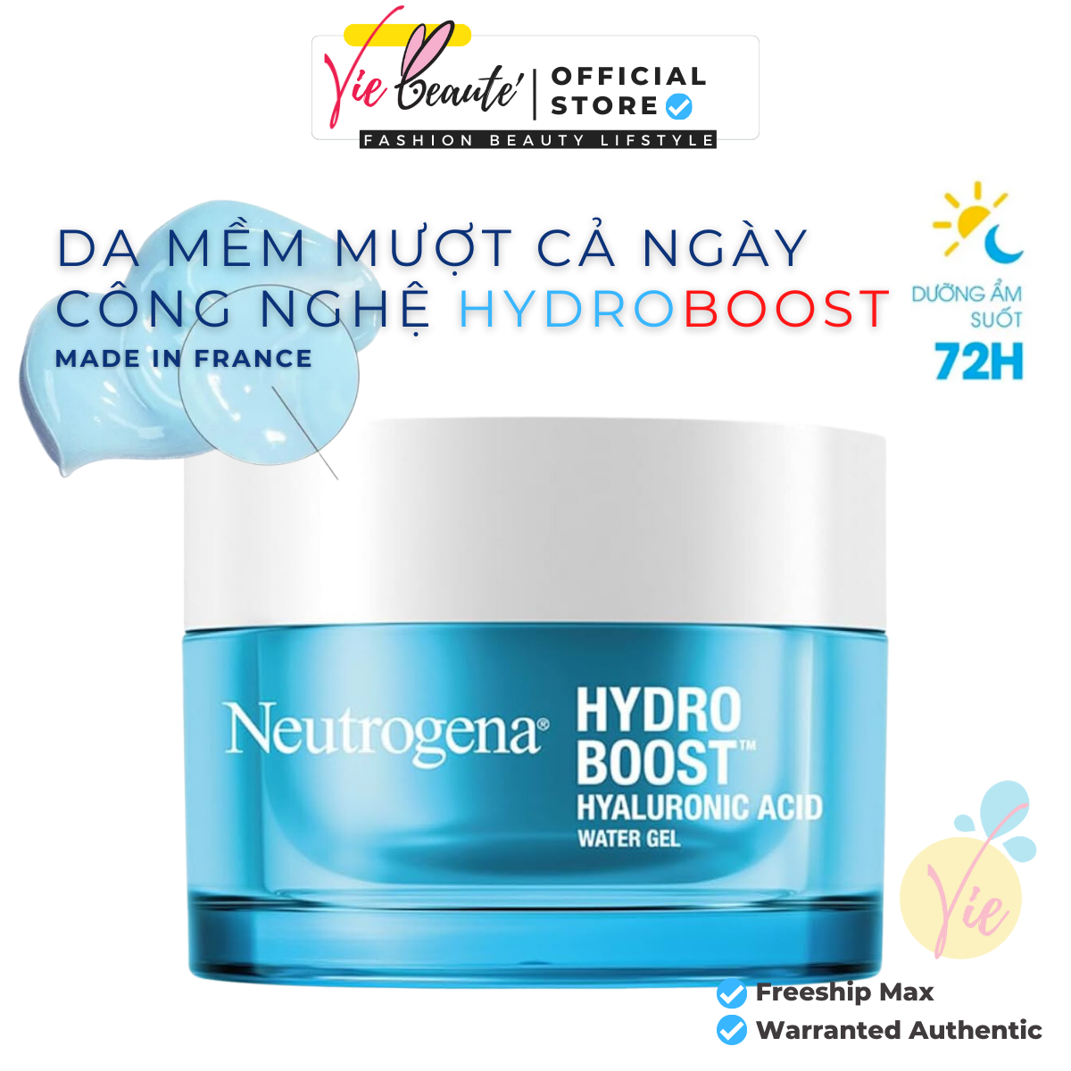 Kem dưỡng ẩm Neutrogena - Dưỡng ẩm cấp nước Neutrogena Hydro Boost Water/Aqua Gel