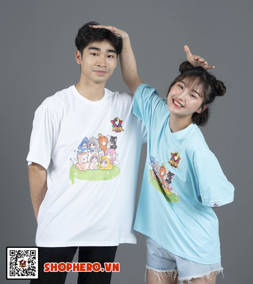 Áo Hero Team V3 hàng chính hãng màu xanh