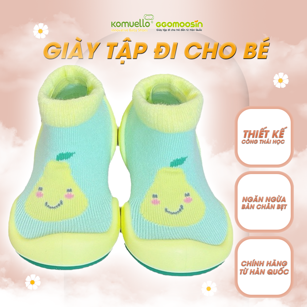 Cute pear - giày tập đi cho bé cưng made in korea