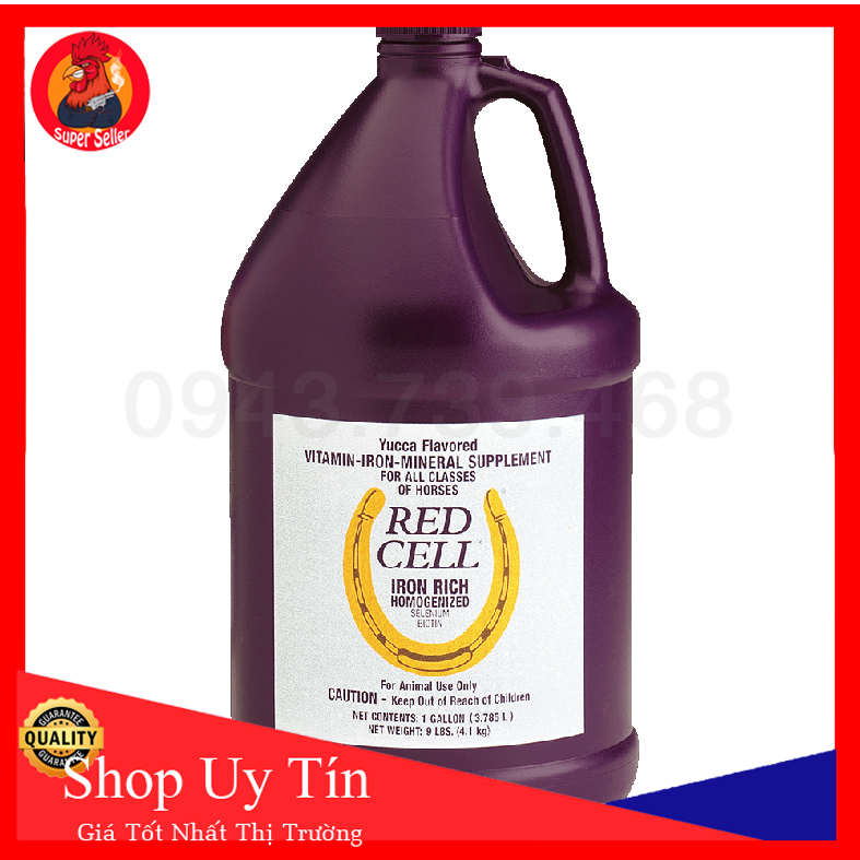 Red cell cal 3,8 lít-vitamina cho gà trống-gà mái-gà con