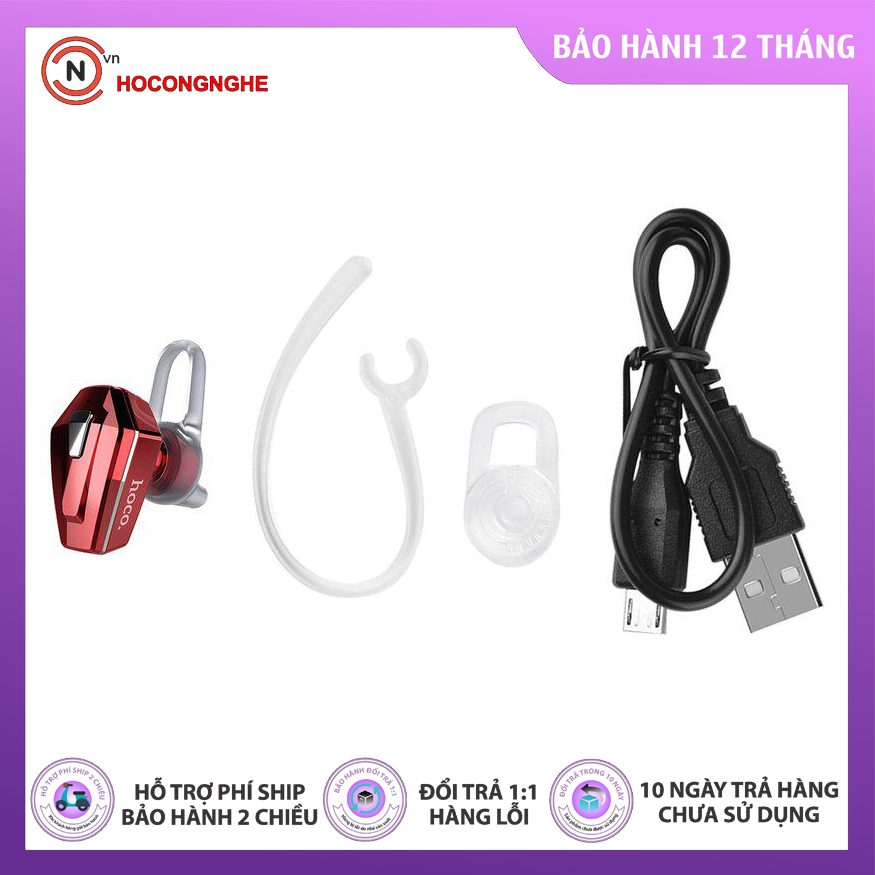 🌟CHÍNH HÃNG🌟 Tai nghe Bluetooth Hoco E17 Ironman siêu nhỏ lịch lãm