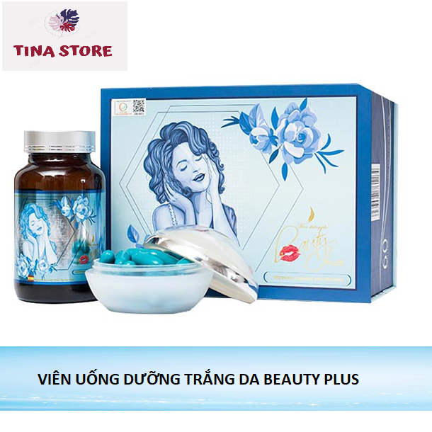 Viên Uống Trắng Da Mờ Nám Giảm Thâm Nâng Tone Beauty Plus - Hộp 60 Viên