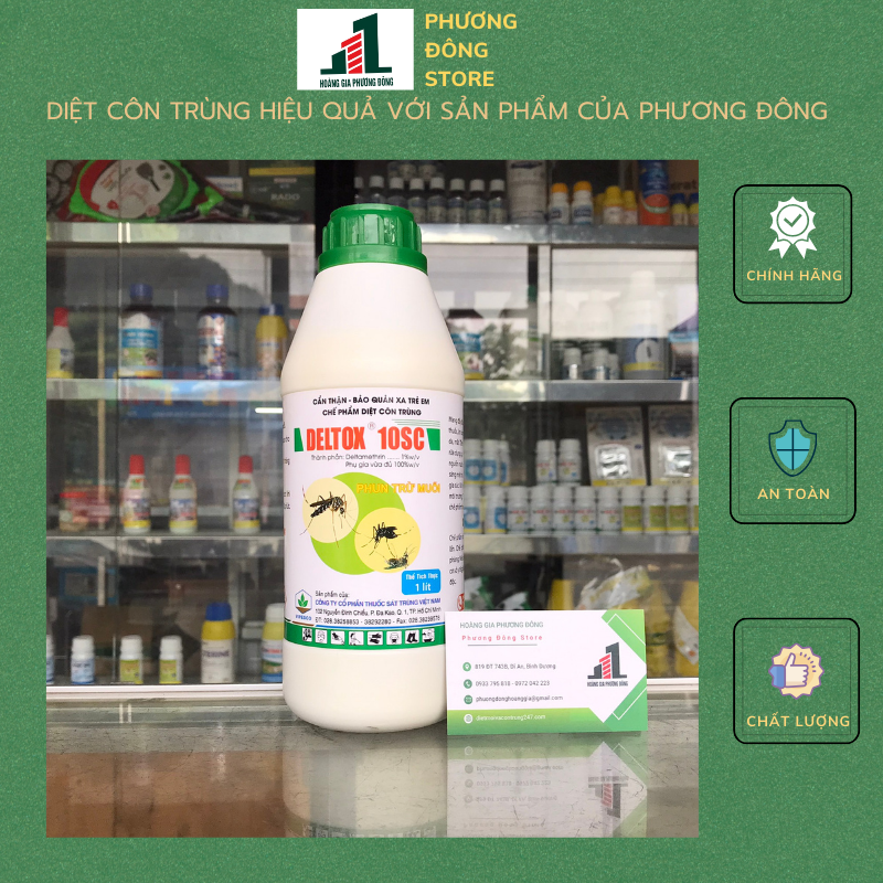 Thuốc diệt muỗi giá rẻ Deltox 10SC