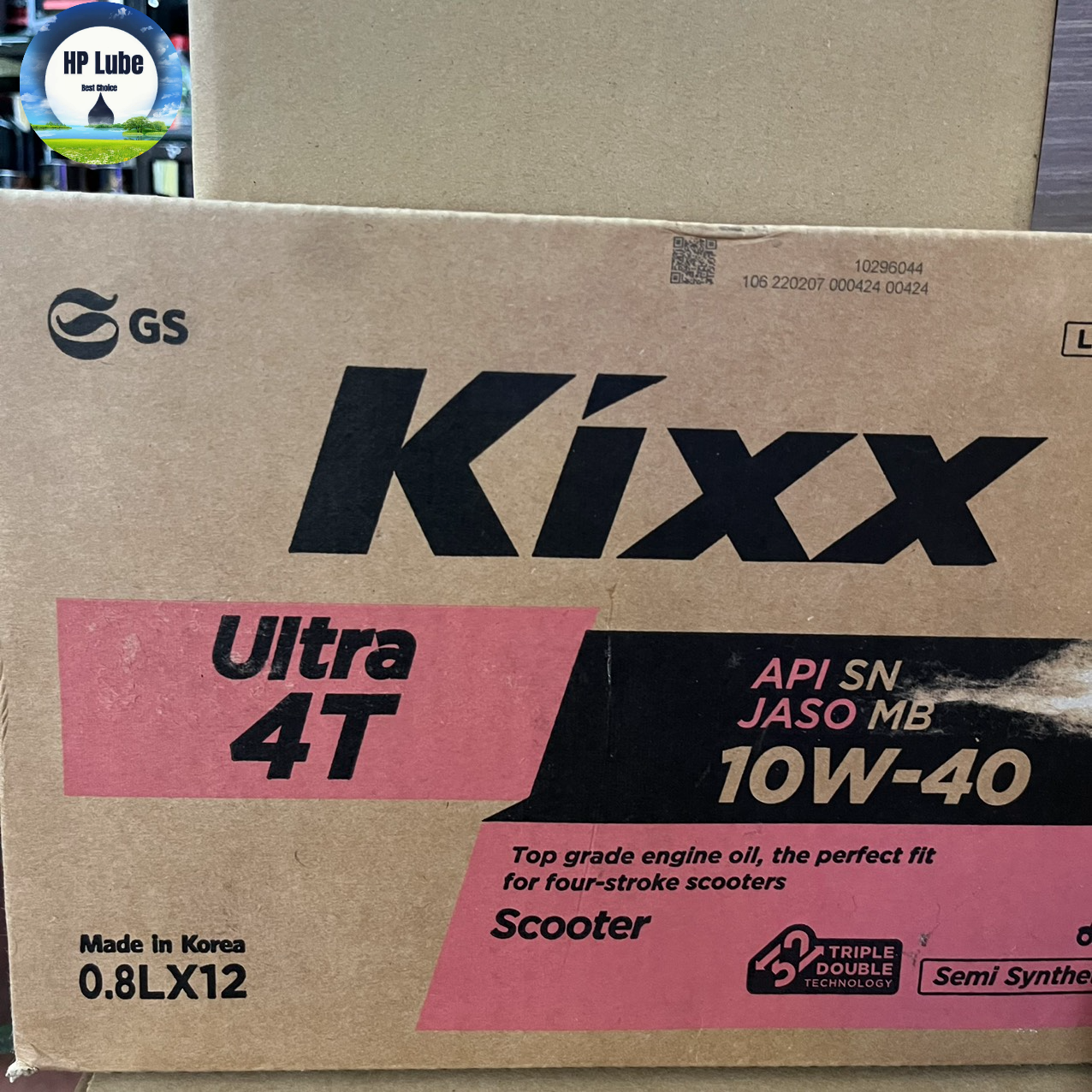 Nhớt kixx tay ga 10w40, kixx scooter ultra 10w40 800ml - chai 0.8l