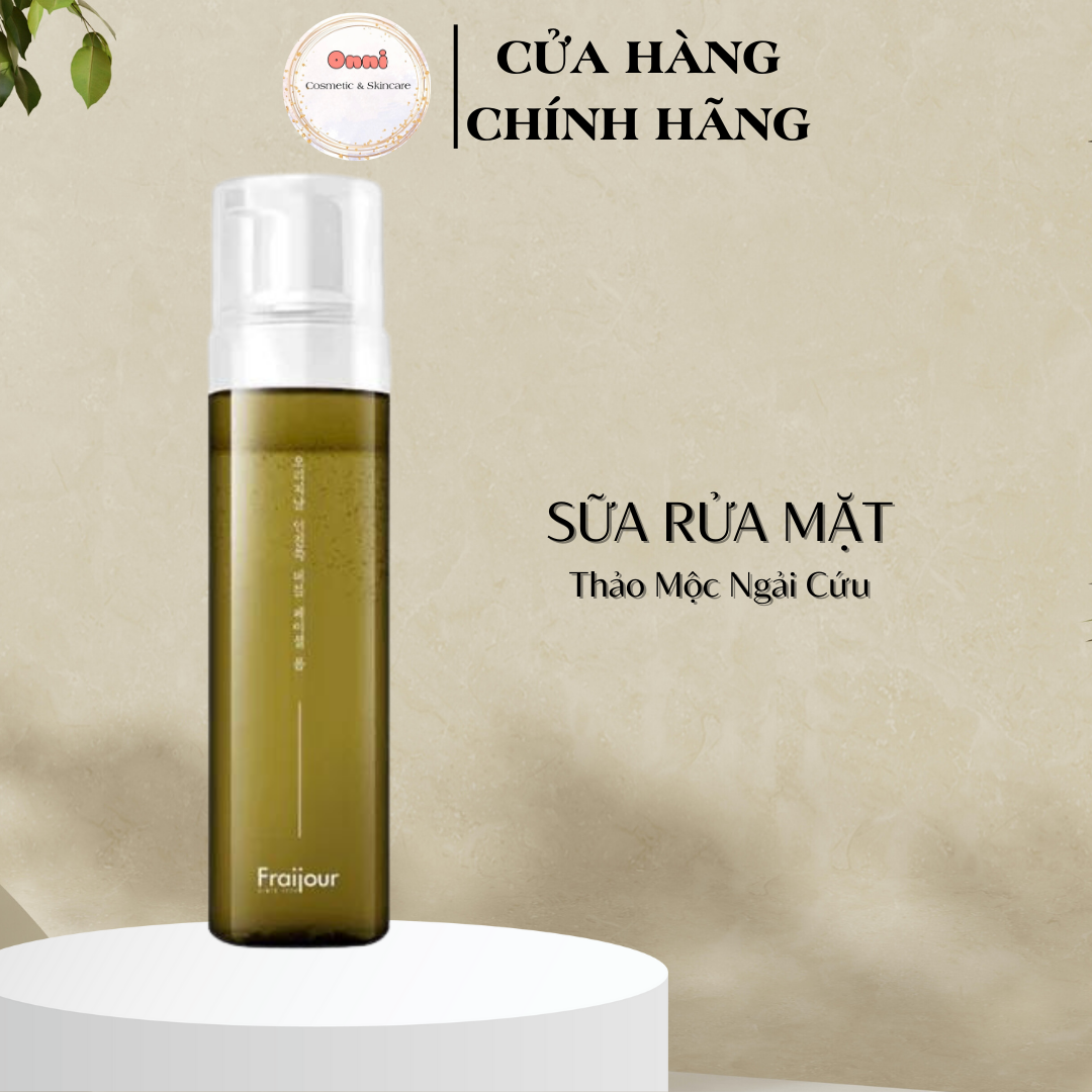 Sữa rửa mặt bọt ngải cứu fraijour origanal artemisia bubble foam 200ml