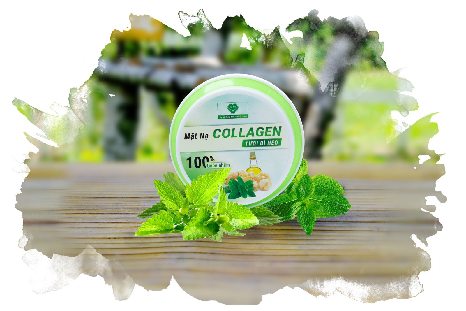 Mặt nạ collagen tươi bì heo mẹ ken
