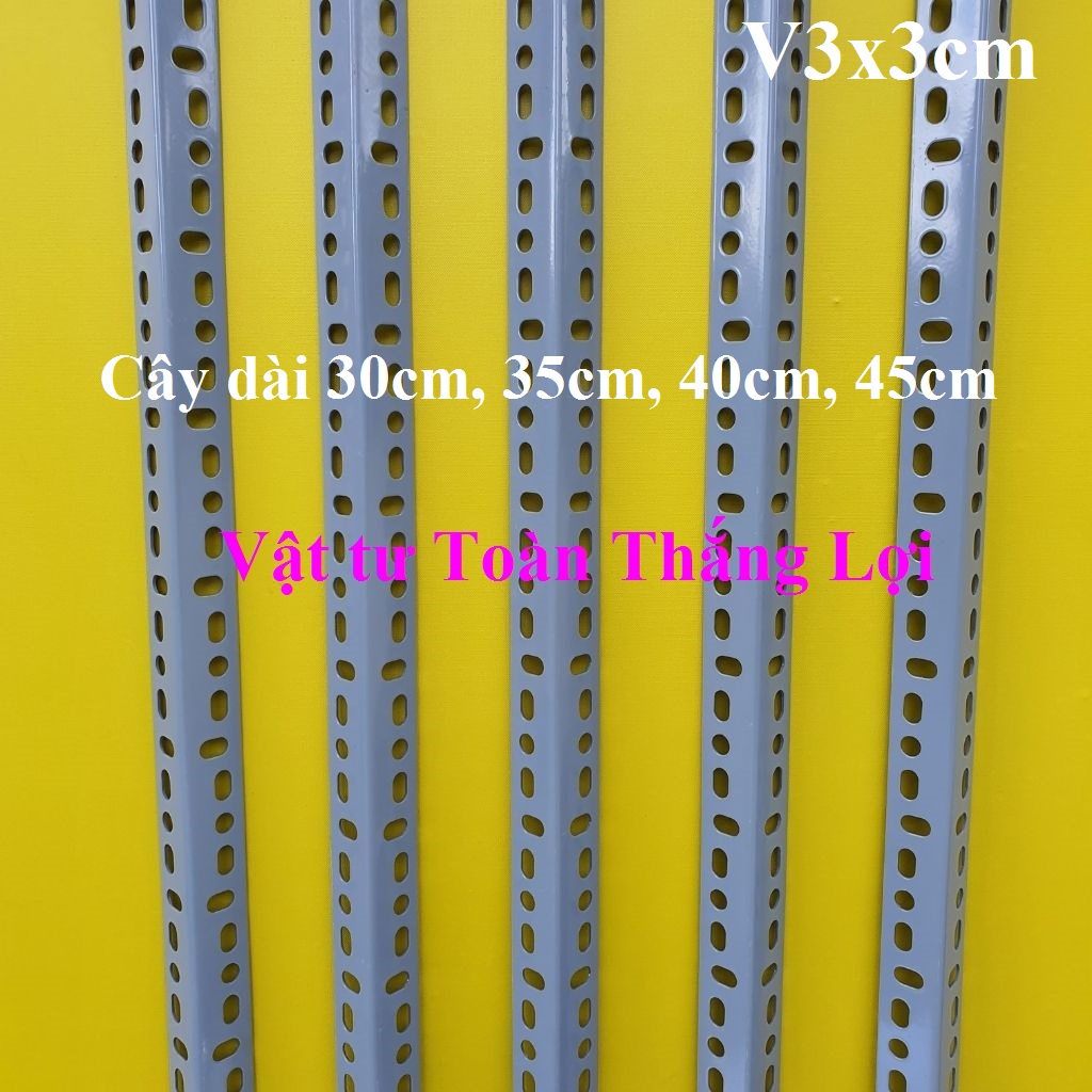 Sắt v lỗ đa năng v3x3cm