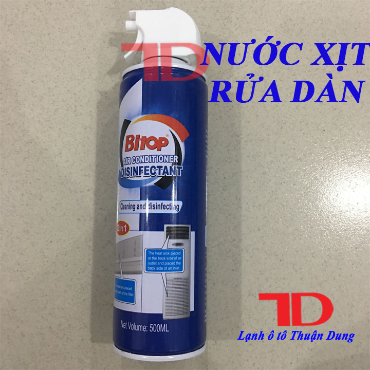 Nước xịt rửa dàn máy điều hòa Bitop - Vật Tư Điện Lạnh Ô Tô Thuận Dung