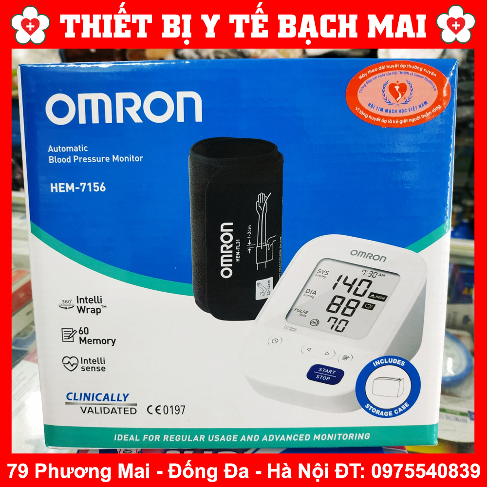 Máy đo huyết áp bắp tay omron hem-7156