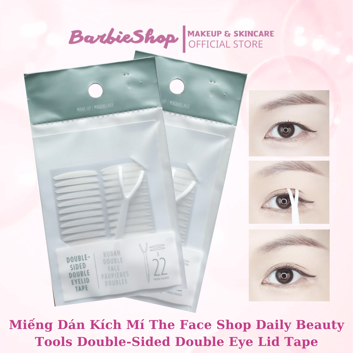 Miếng Dán Kích Mí The Face Shop Double-Sided Double Eyelid Tape