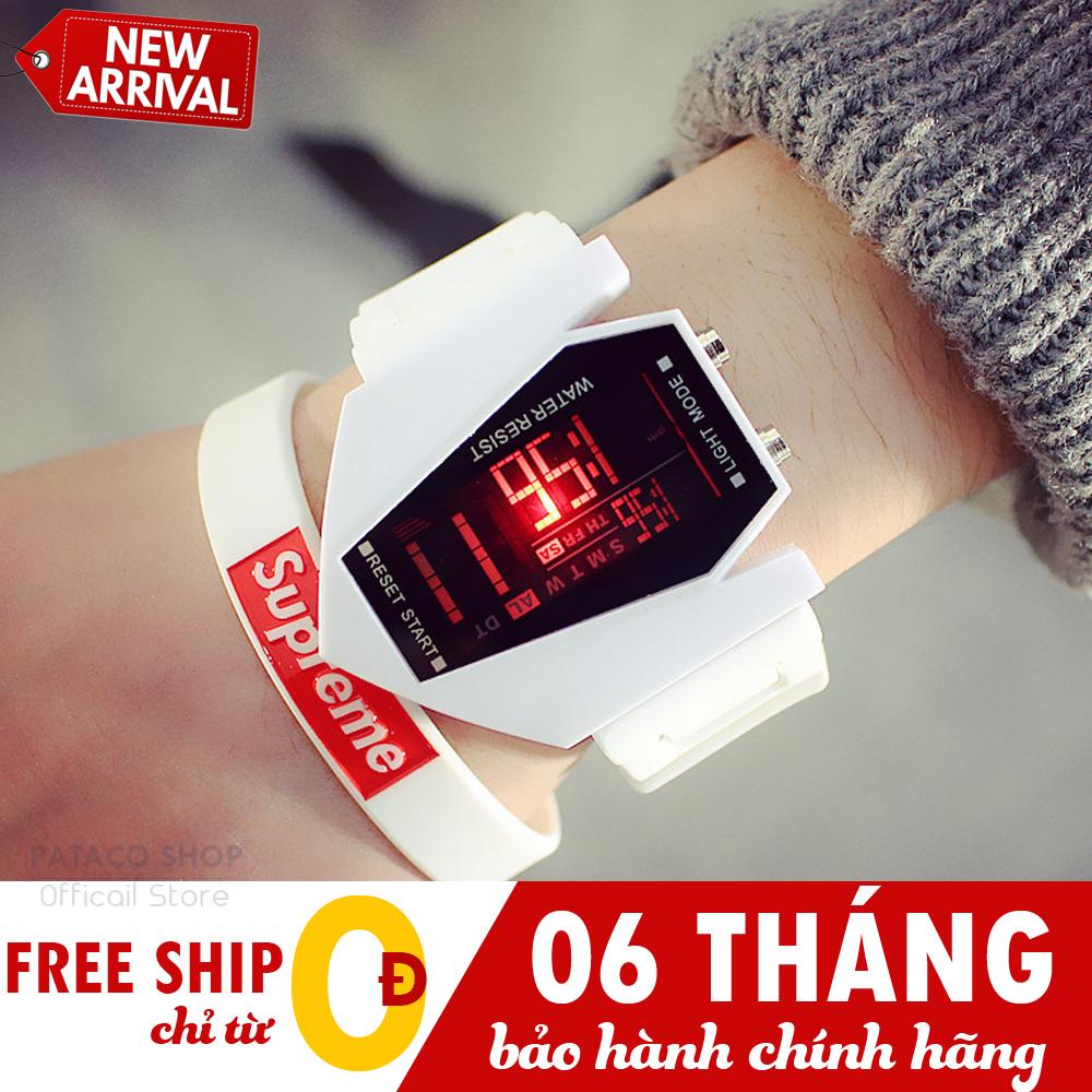 Đồng hồ thời trang điện tử nam nữ C33 , Dây Silicon bền bỉ, Đèn Led ban đêm 7 màu sắc cực đẹp, Kháng nước sinh hoạt, Bảo hành 6 tháng