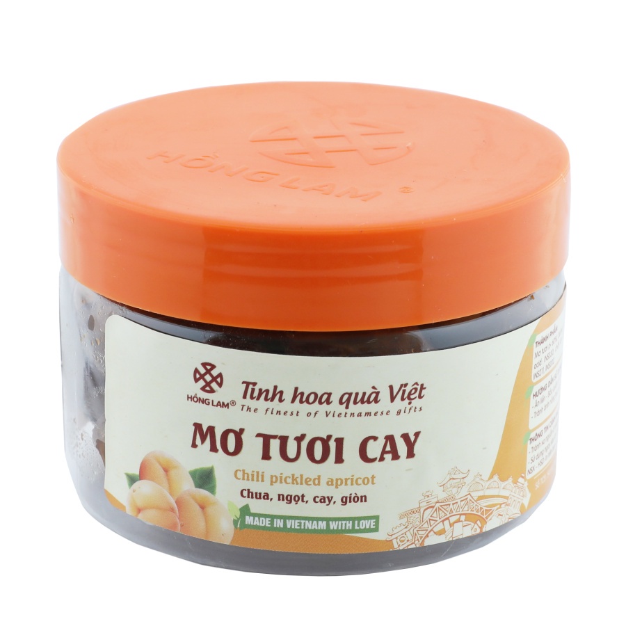 Ô mai mơ tươi cay hồng lam