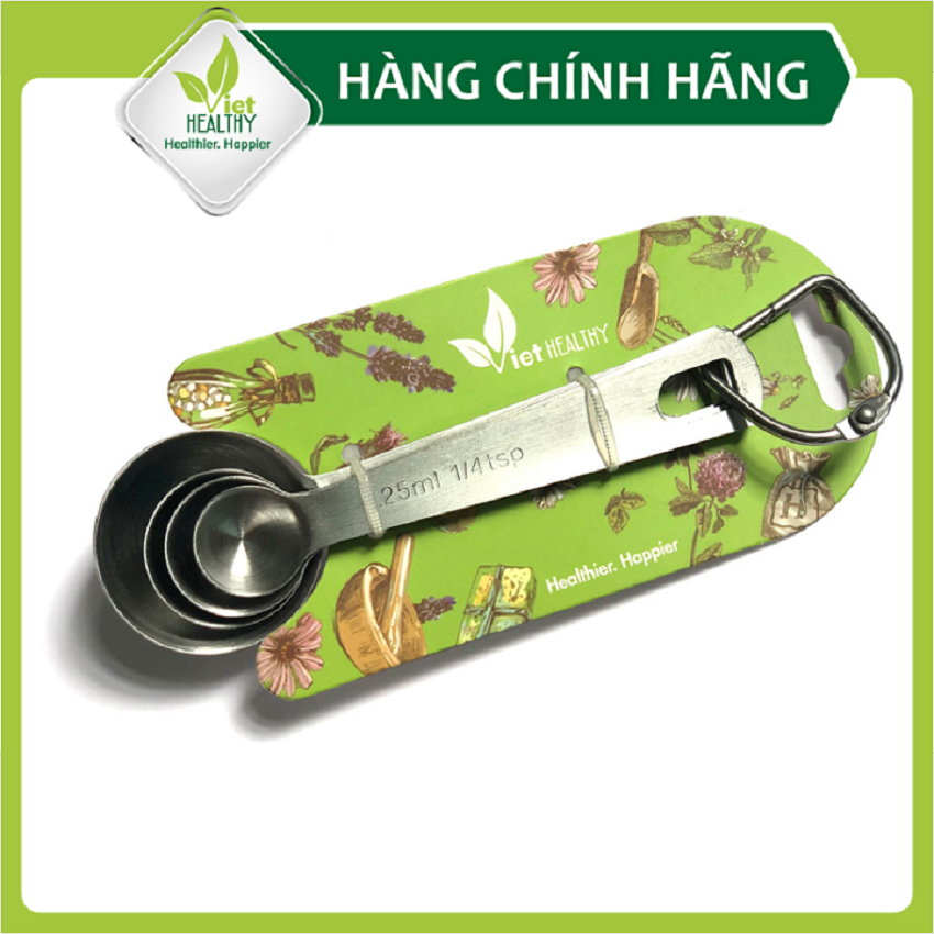 Bộ 4 thìa đong inox cao cấp