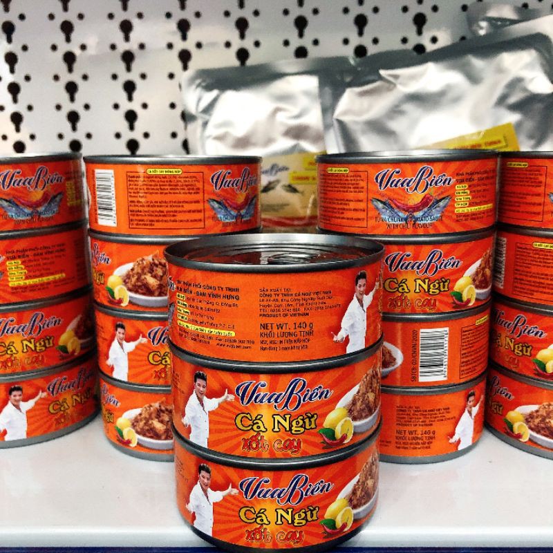 Combo 5 hộp Cá Ngừ Xốt Cay Vua Biển - Đàm Vĩnh Hưng 140g (HSD tới năm 2026)