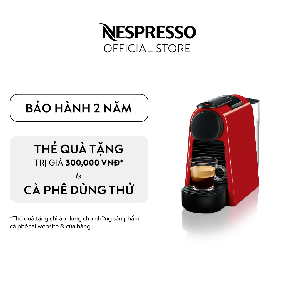 Máy pha cà phê viên nén Nespresso Essenza Mini - Đỏ