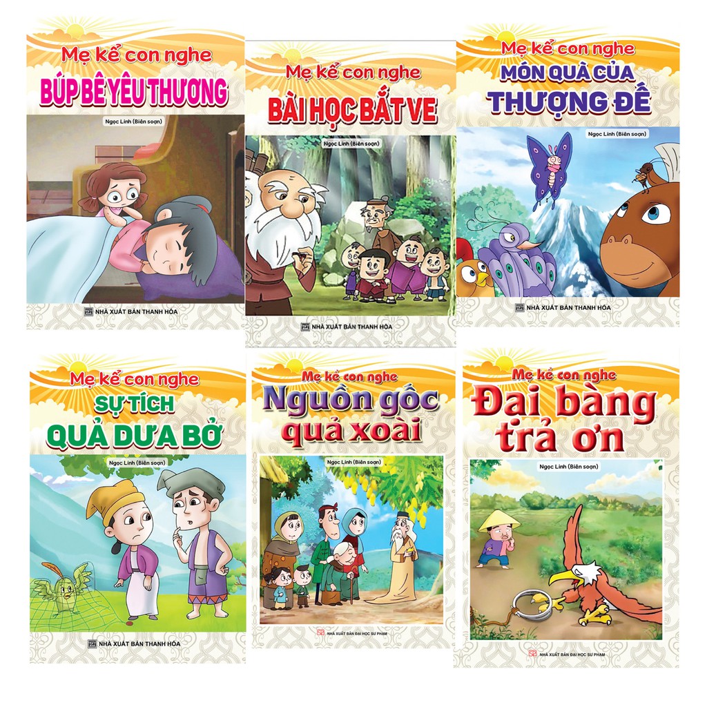 Sách - Combo 3 - Mẹ Kể Con Nghe Trọn Bộ 6 Cuốn
