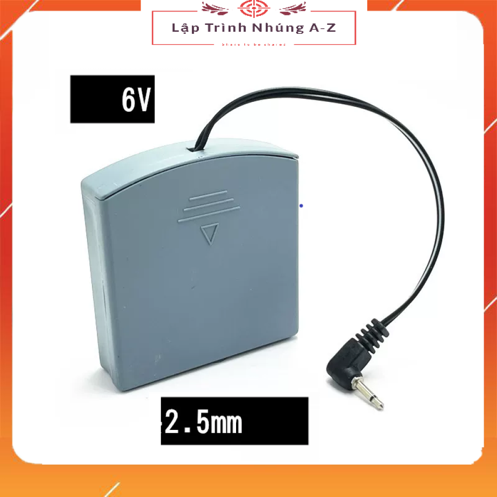 [Lập Trình Nhúng A-Z][G158] Hộp Pin Dự Phòng Đa Năng Nó Két Sắt Với Phích Cắm 2.5mm, Hộp Pin 6V, Hộp Pin AA