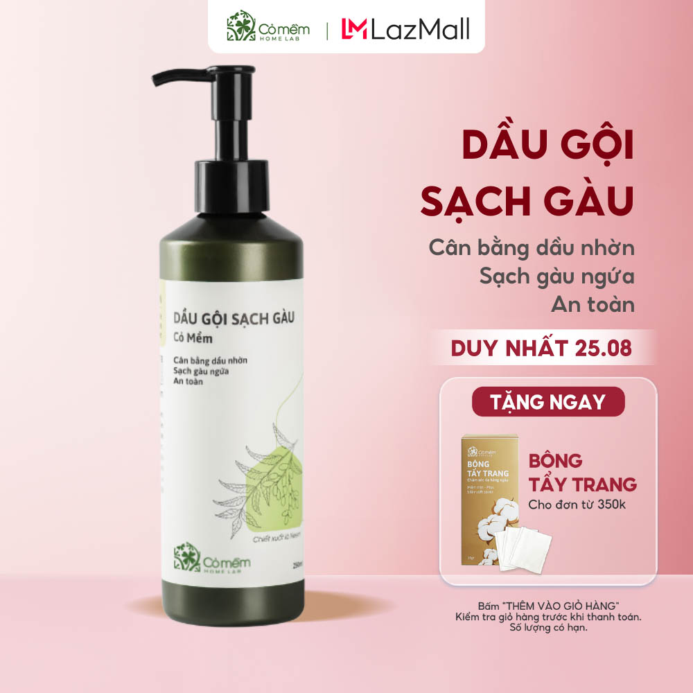 Dầu Gội Sạch Gàu An Toàn Cân Bằng Dầu Nhờn Cỏ Mềm 250ml