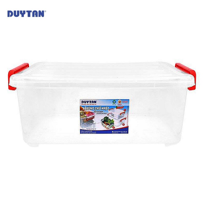 Thùng chữ nhật nhựa DUY TÂN 10 lít (43 x 28 x 15 cm) - 11159