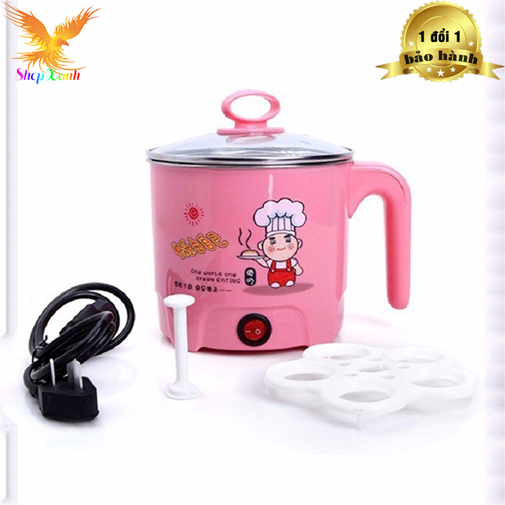 [HCM] Ca nấu mì siêu tốc nồi nấu đa năng mini siêu tốc 18cm