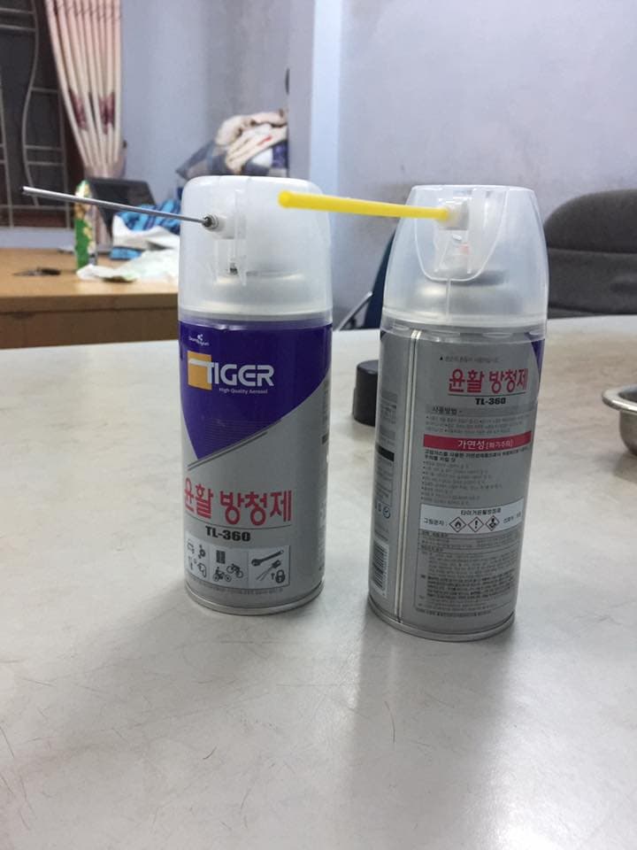 Dầu Chống Gỉ Sét Và Bôi Trơn Tiger, Chai Xịt Bôi Trơn Và Chống Rỉ Sét Tiger, Rửa Được Những Vết Rỉ Sét Cứng Đầu Nhất