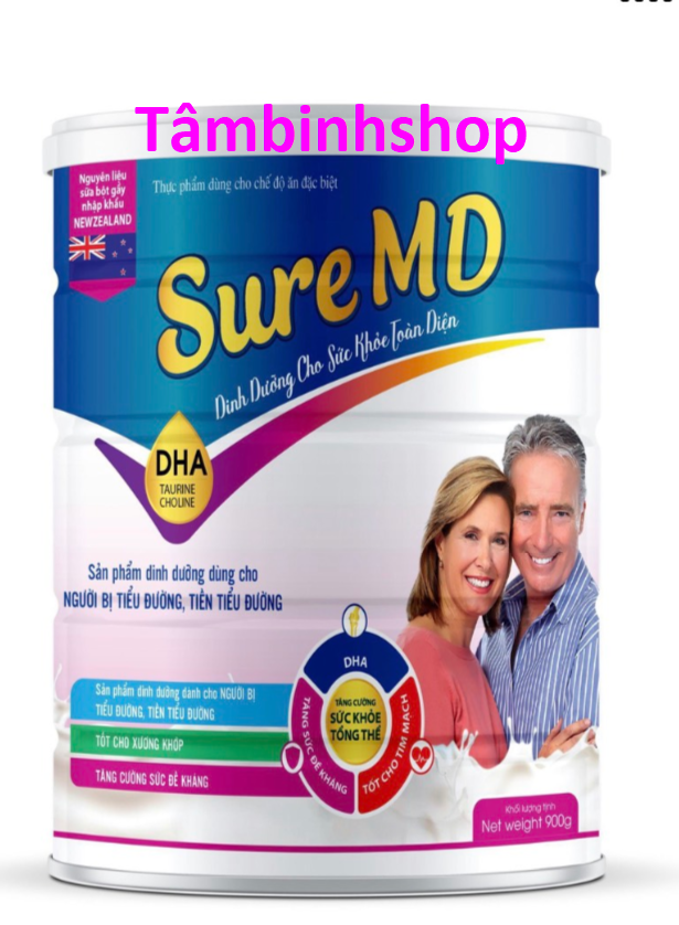 Sữa SURE MD dành cho người tiểu đường, tiền tiểu đường