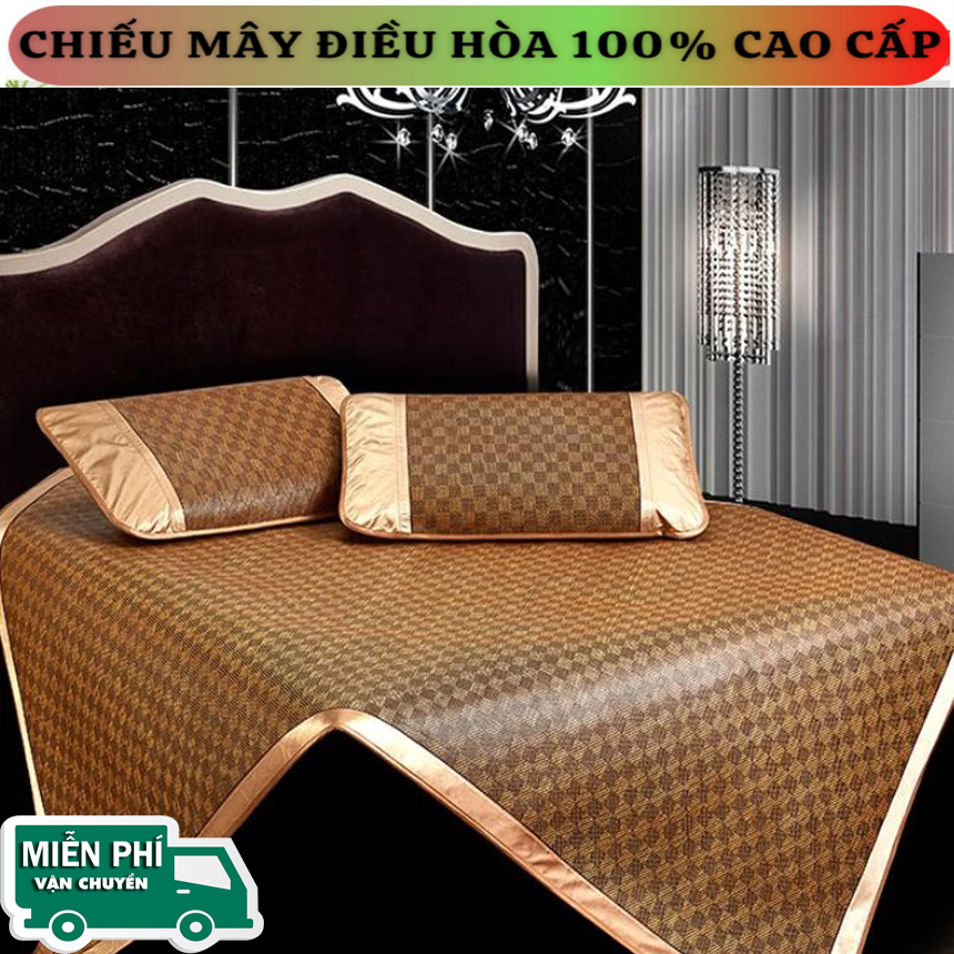 Chiếu Mát Sợi Mây Thông Minh 1m6 x 2m thoáng khí nằm cực mát  sản phẩm hương trúc  thỏa mái không đau người ngủ ngon.