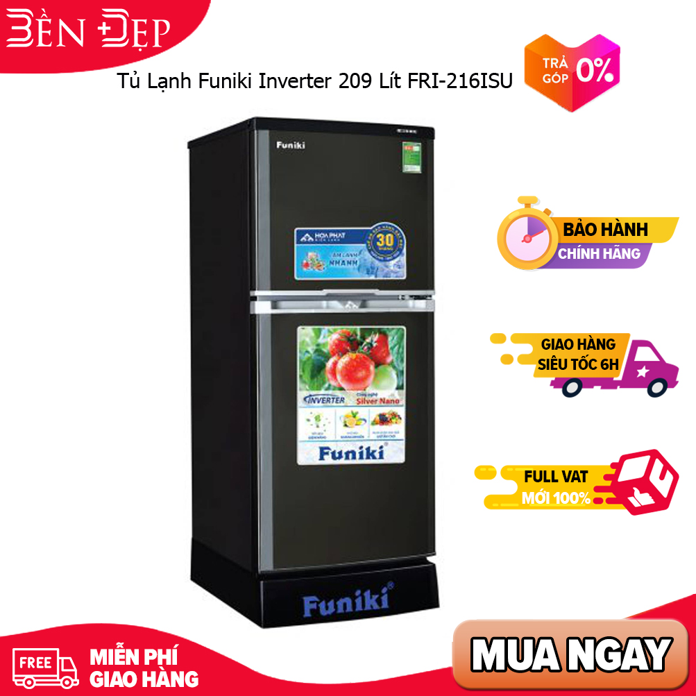 Tủ lạnh funiki inverter 209 lít fri-216isu