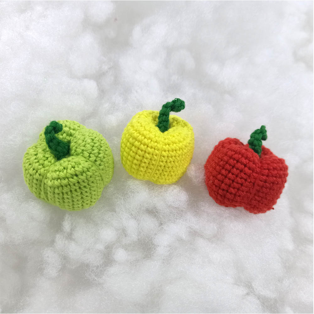 Móc khóa hình trái Ớt Chuông - Móc gắn chìa khóa - Móc khóa Handmade