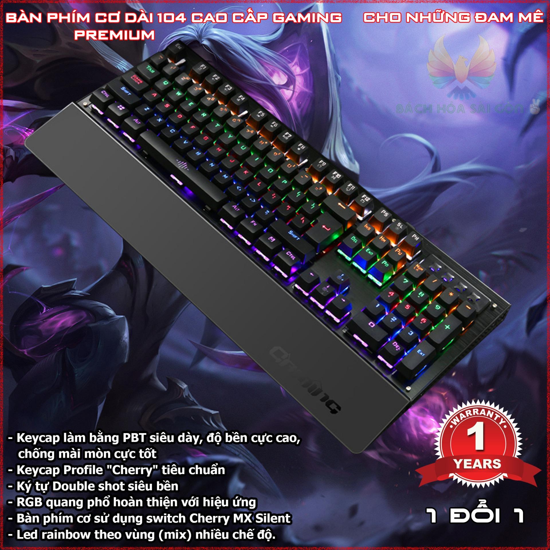 Bàn phím cơ outemu blue swich, KB GAMING HP GK-100F CƠ LED Cao Cấp Siêu Nhạy Hệ Điều hành Syatems: Windows 7/8/10 và cho Mac OS 10.3 hoặc mới hơn Hỗ trợ 50 triệu lần bấm Bảo Hành 12T