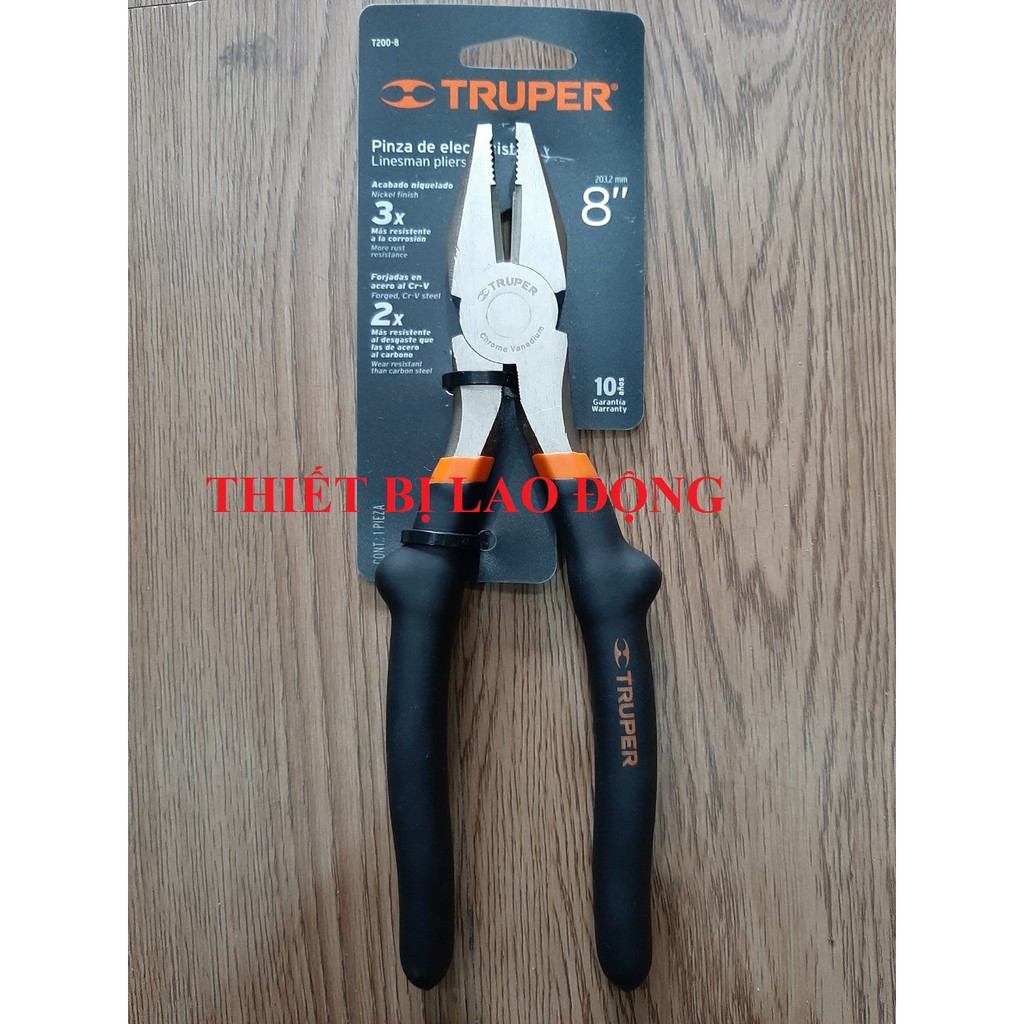 Kềm răng 200mm truper 17308
