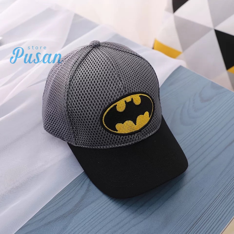 Mũ lưỡi trai cho bé trai bé gái logo hình batman