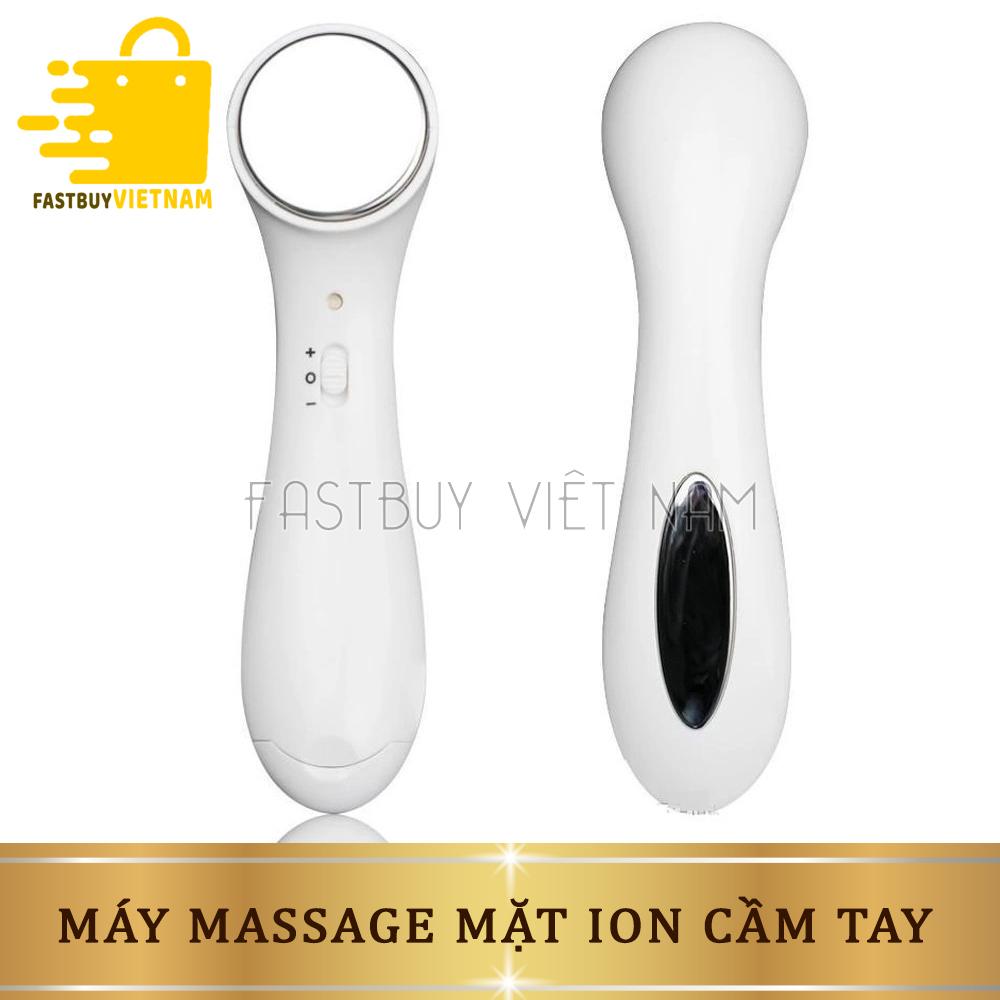 Máy matxa mặt ion, máy matxa cầm tay sử dụng phương pháp ion làm đẹp hiện đại tiên tiến