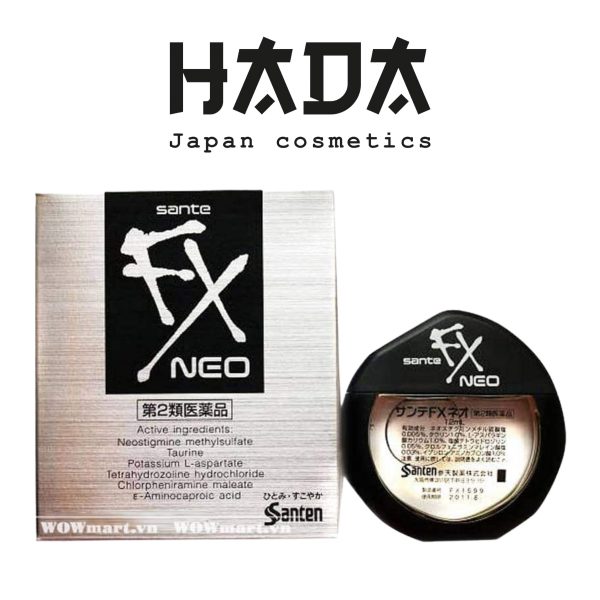 Thuốc nhỏ mắt Sante FX Neo 12ml của Nhật màu đen - HADACOSMETIC