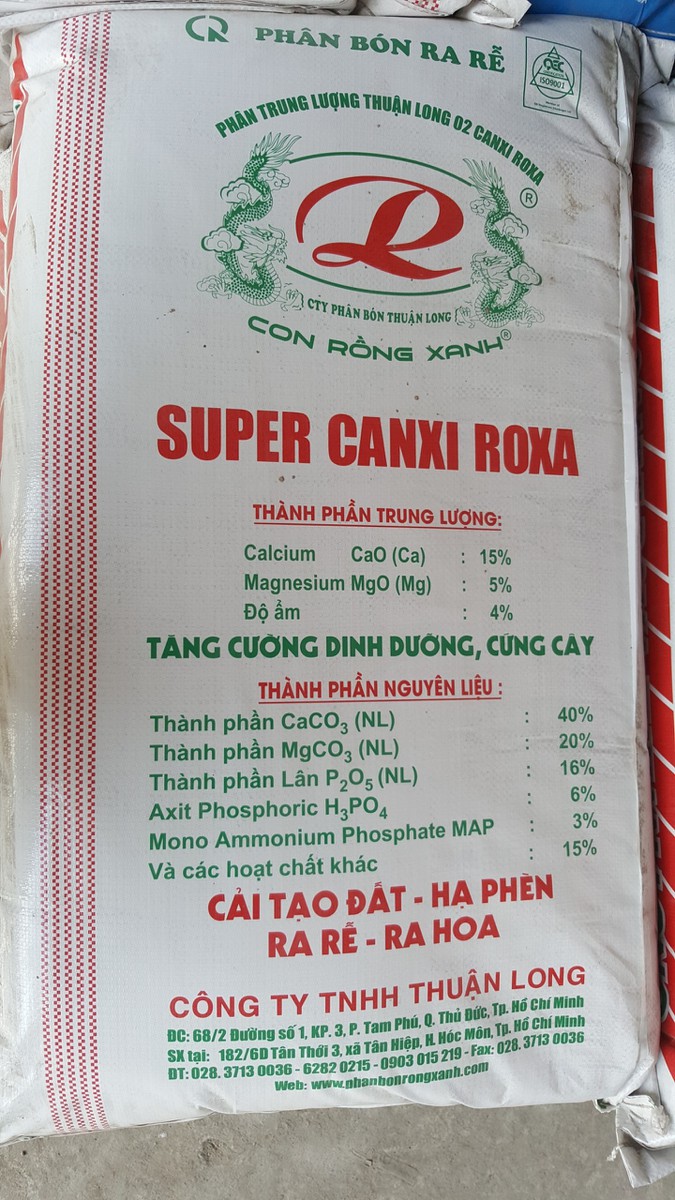 Phân bón LÂN CANXI ROXA cao cấp - Túi Zip 1Kg