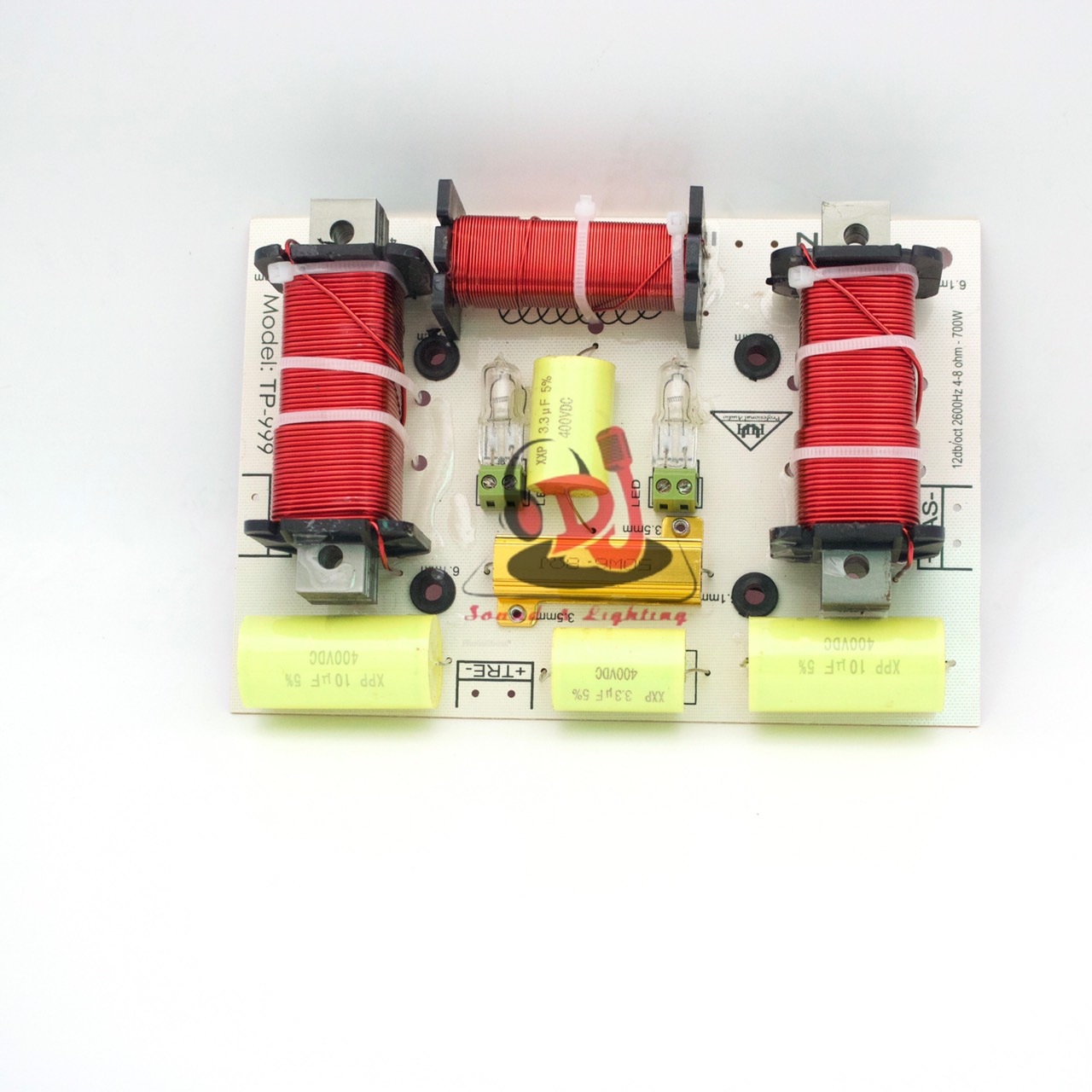 Mạch phân tần loa 2 bass 1 treble TP-999 01 cái mạch phân tần loa bass 40 loa thùng 40 loa aray thung loa loa array loa treo bass loa loa rời củ loa