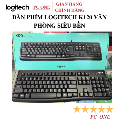 Bàn phím Logitech K120 - Hàng chính hãng