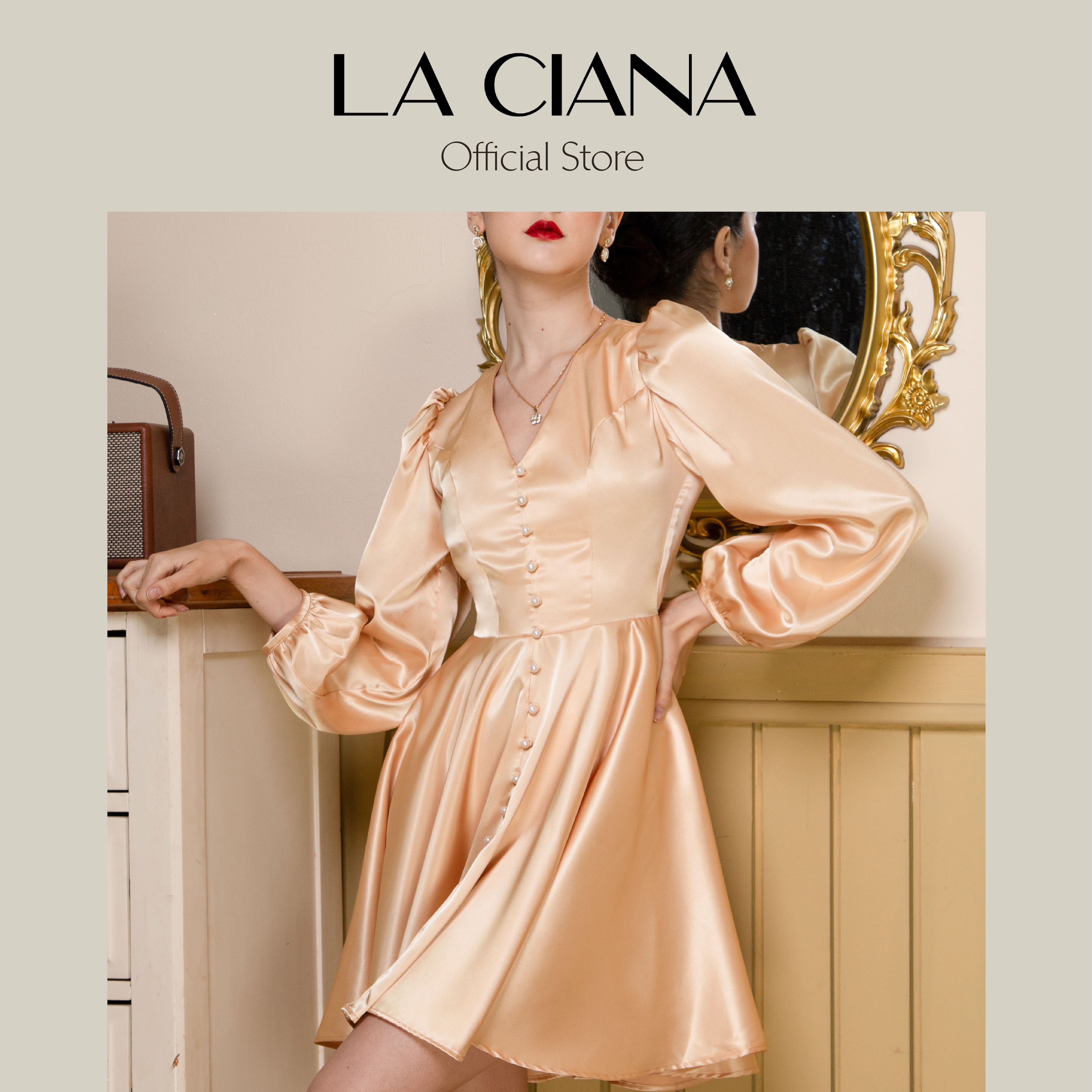 Hilary dress yellow - đầm tiệc cao cấp - la ciana