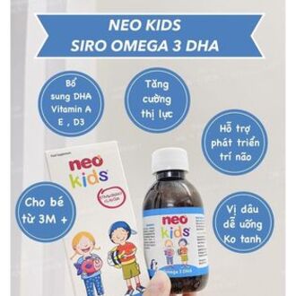 Dầu cá Omega 3 tinh khiết Neokids lọ 120ml