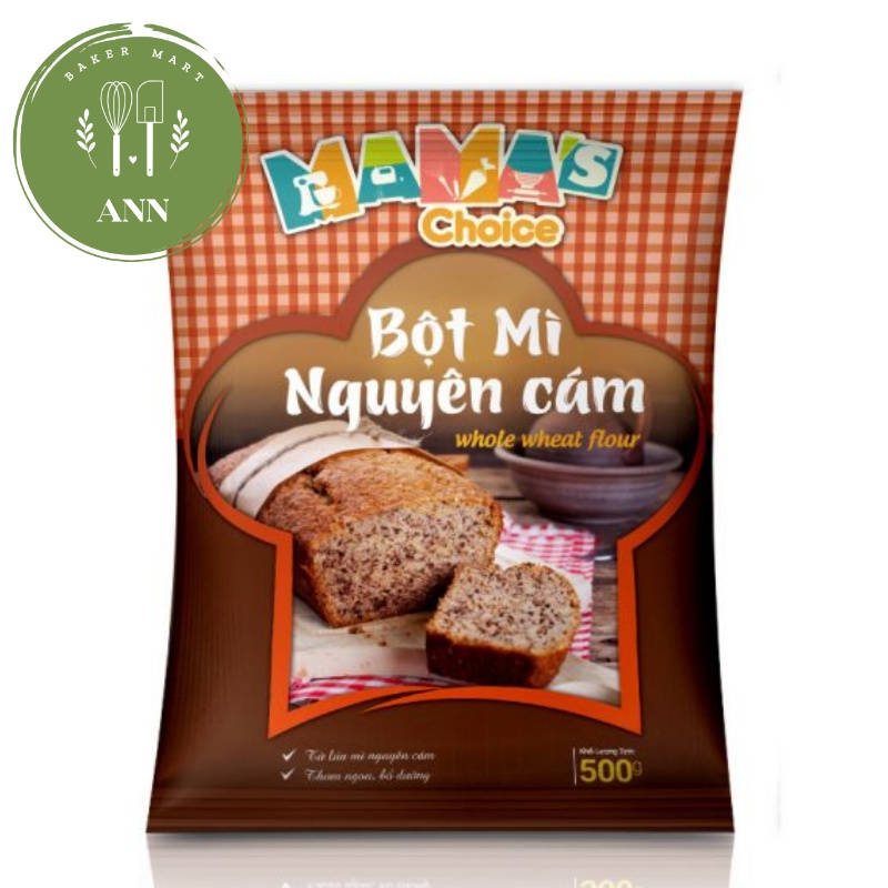 Bột mì nguyên cám mama’s choice 500gr