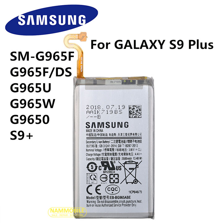 Pin samsung galaxy s9 plus sm-g965 g9650 g965f eb-bg965abe 3500mahzin + tặng siêu dán pin