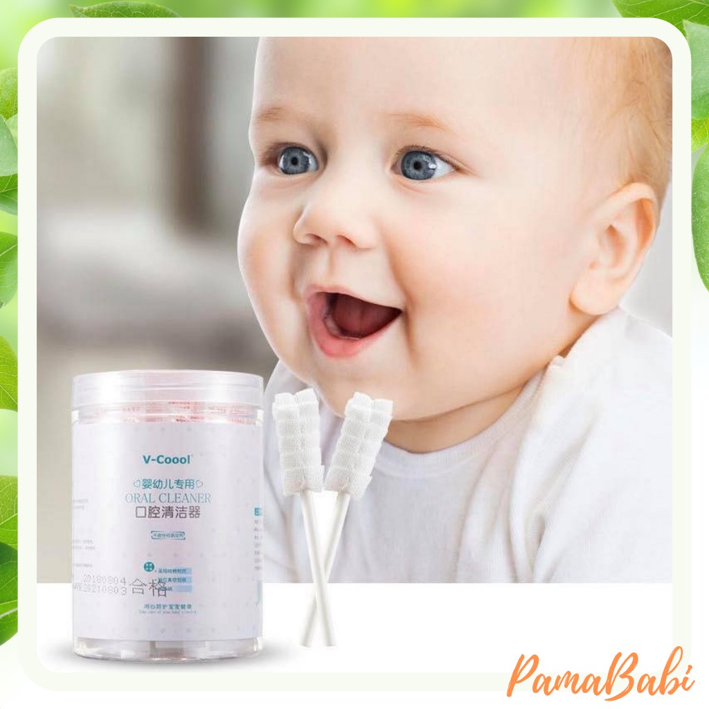 Gạc rơ lưỡi V-Cool vệ sinh răng miệng cho bé 30 gói