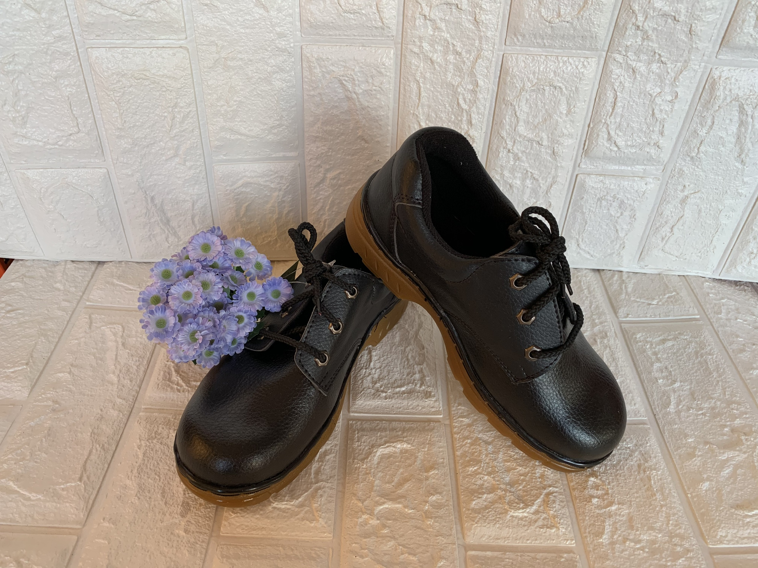 GIẦY BẢO HỘ Lao Động ABC Đế Kếp Vàng Chống Dầu Chống Đinh