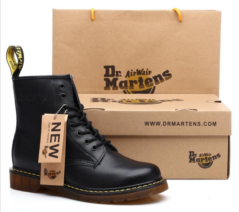 Giày Bốt Cổ Cao Dr Marten Nam Nữ Da Bò Cao Cấp G2D