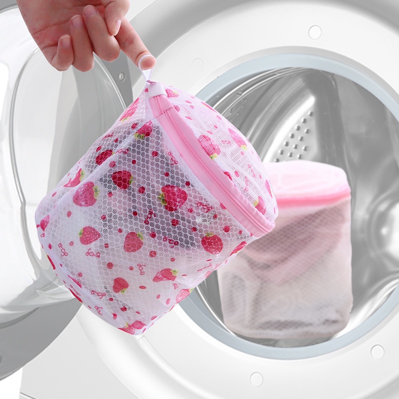 Túi giặt đồ lót - túi giặt áo ngực - túi lưới đựng đồ giặt có dây khóa kéo