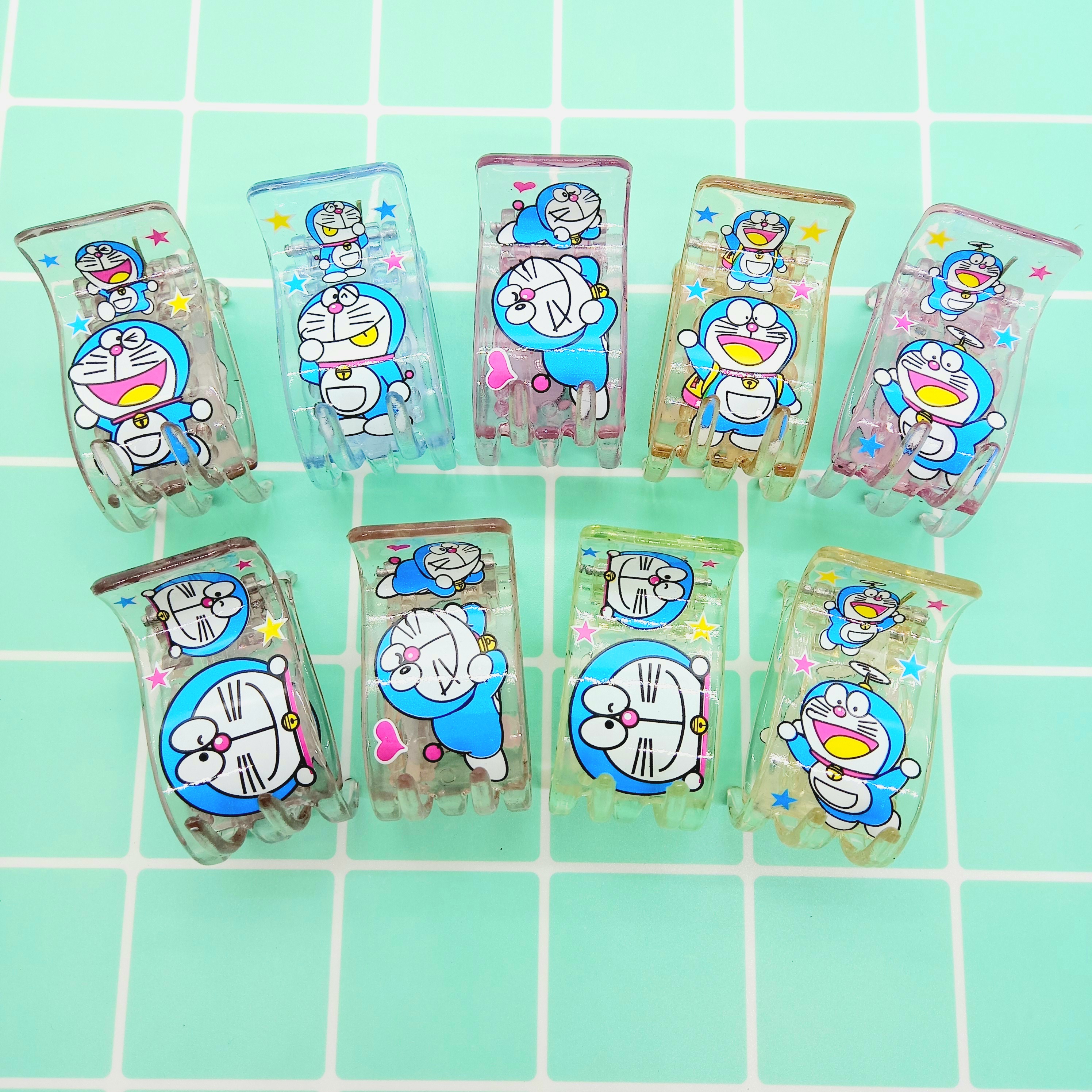 [HCM]Kẹp Càng Cua 5 Răng Trắng Trong Hình Doraemon