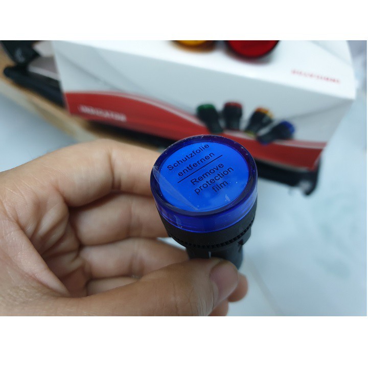 Bộ 10 cái đèn led báo pha phi 22 - led báo pha tủ điện 7hitech
