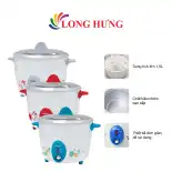 Nồi cơm điện nắp rời Sharp 1.5 lít KSH-D15V - Hàng chính hãng - Nồi cơm nắp rời, giữ ấm, nấu cơm