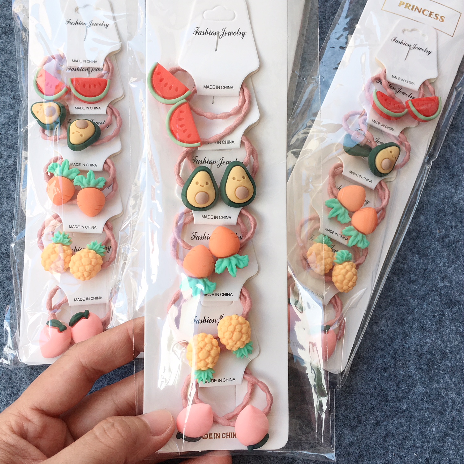 Set 10 dây buộc tóc cho bé